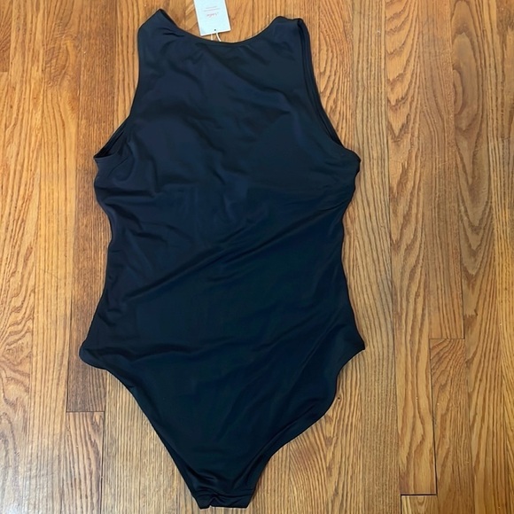 Andie Swim The Malibu One Piece LT Swimsuit Black size L tall NWT - Picture 3 of 7